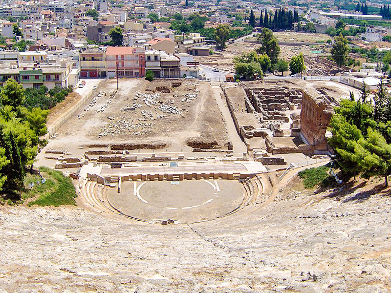 Η πόλη του Άργους, όπως φαίνεται από το αρχαίο θέατρο
