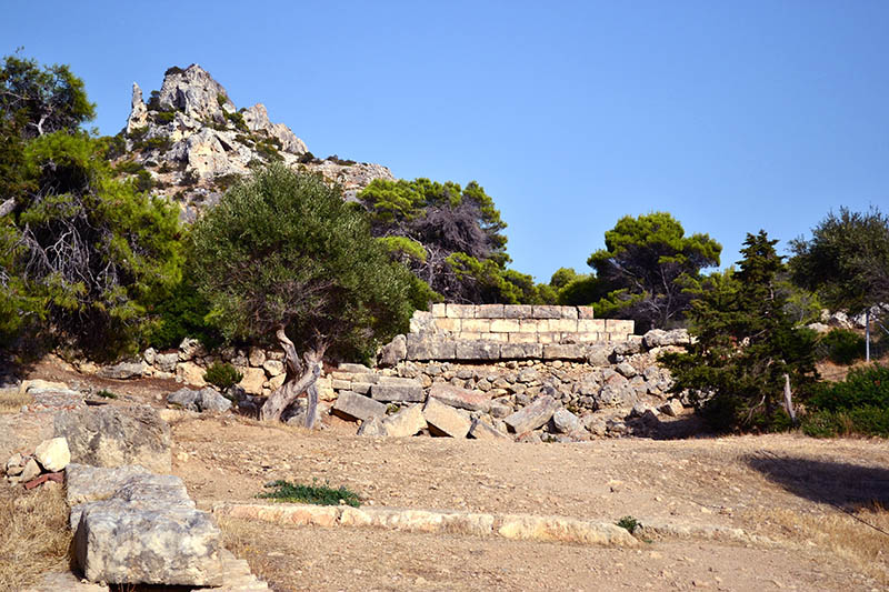 Ερείπια του ναού της Ήρας Ερείπια του ναού της Ήρας