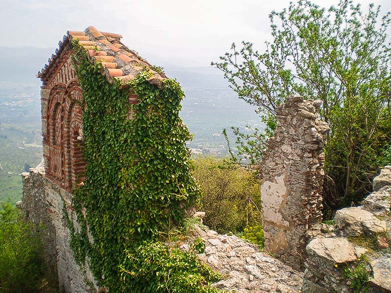 Ερείπια της καστροπολιτείας του Μυστρά Ερείπια της καστροπολιτείας του Μυστρά