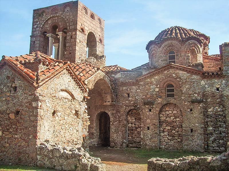 Η εκκλησία της Αγίας Σοφίας στο Μυστρά Η εκκλησία της Αγίας Σοφίας στο Μυστρά