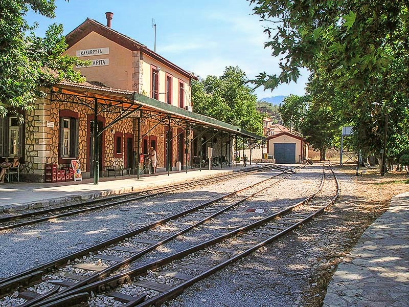 Ο σιδηροδρομικός σταθμός των Καλαβρύτων Ο σιδηροδρομικός σταθμός των Καλαβρύτων
