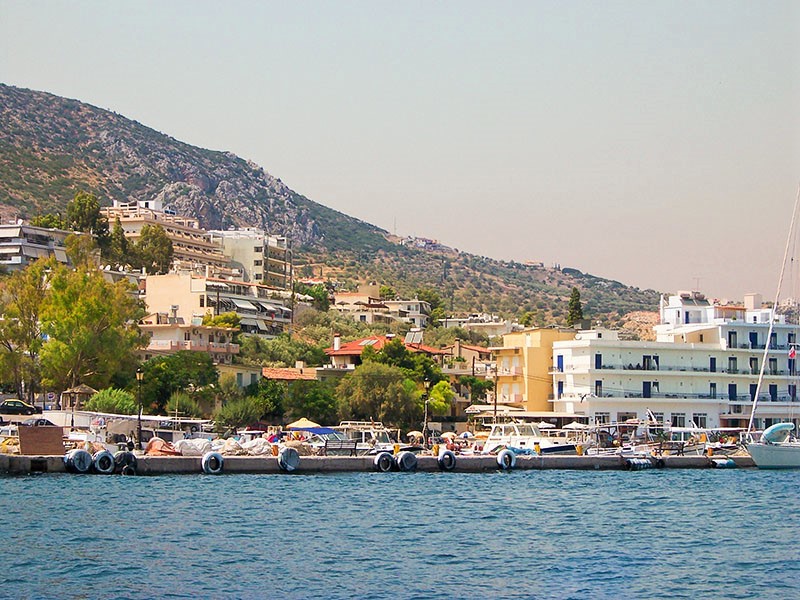 Λήψη του Τολού από τη μεριά της θάλασσας